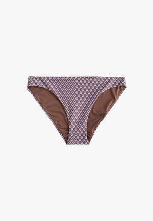 Next, HIGH LEG FIT - BIKINI BOTTOMS . - Bikiinide alumine osa - chocolate brown geometric