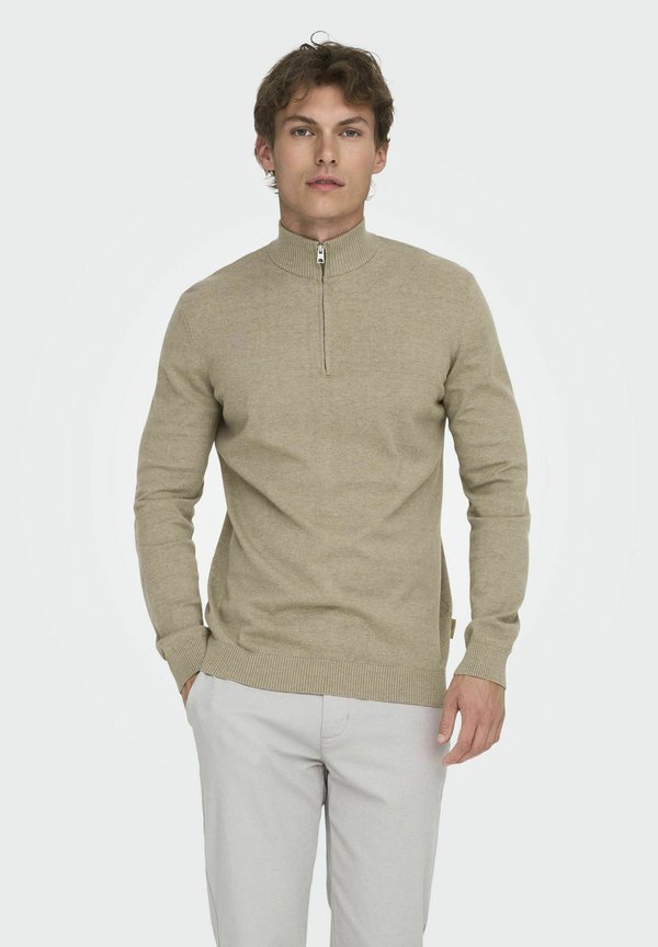 NORMAL - Strickpullover - desert taupe