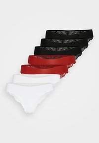 7 PACK - Slip - white/rusted red/black