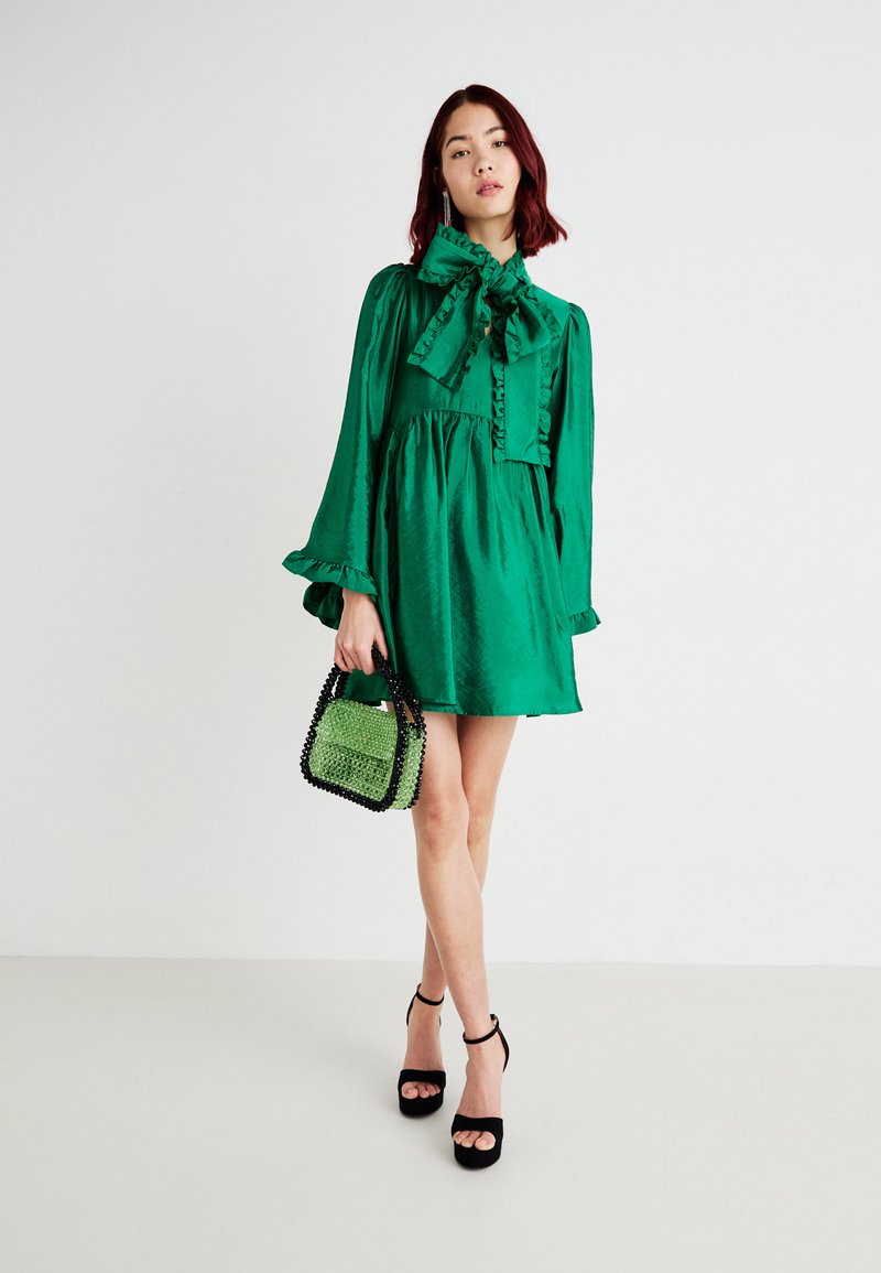 Sister Jane BOW MINI DRESS - Cocktail dress / Party dress - green - Zalando