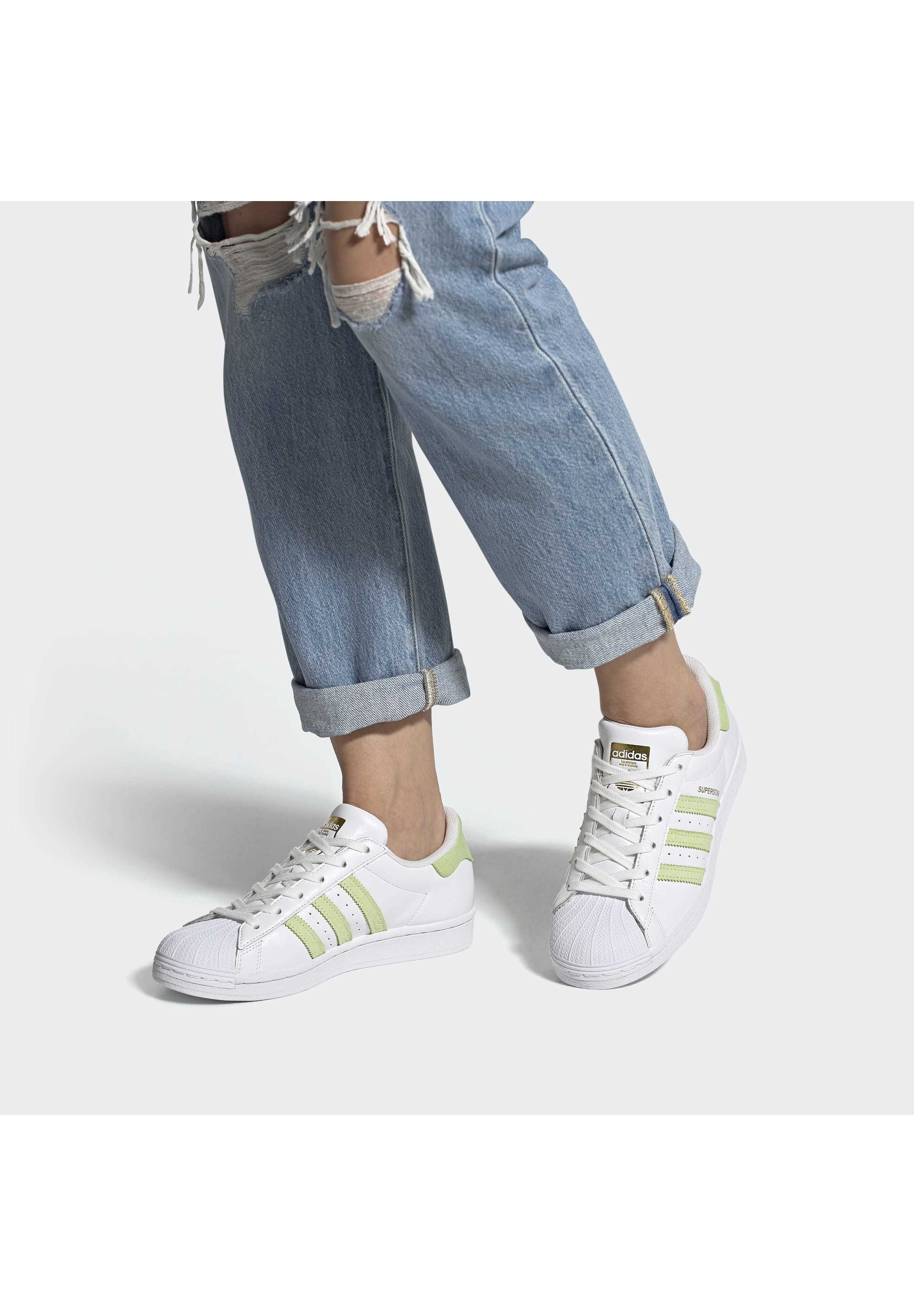 Women's shoes adidas Superstar W Ftw White/ Hi-Res Yellow/ Gold Metalic