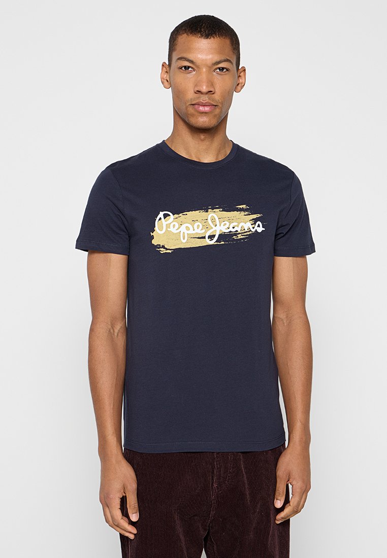 Pepe Jeans T-shirt print blauw