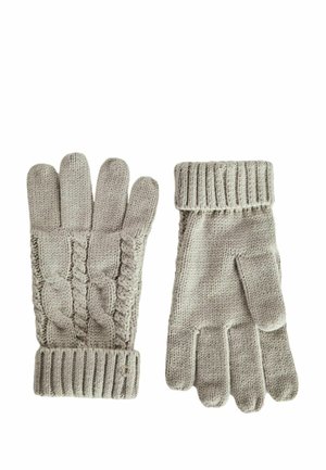 COSY CABLE  - REGULAR FIT - Sormikkaat - light grey