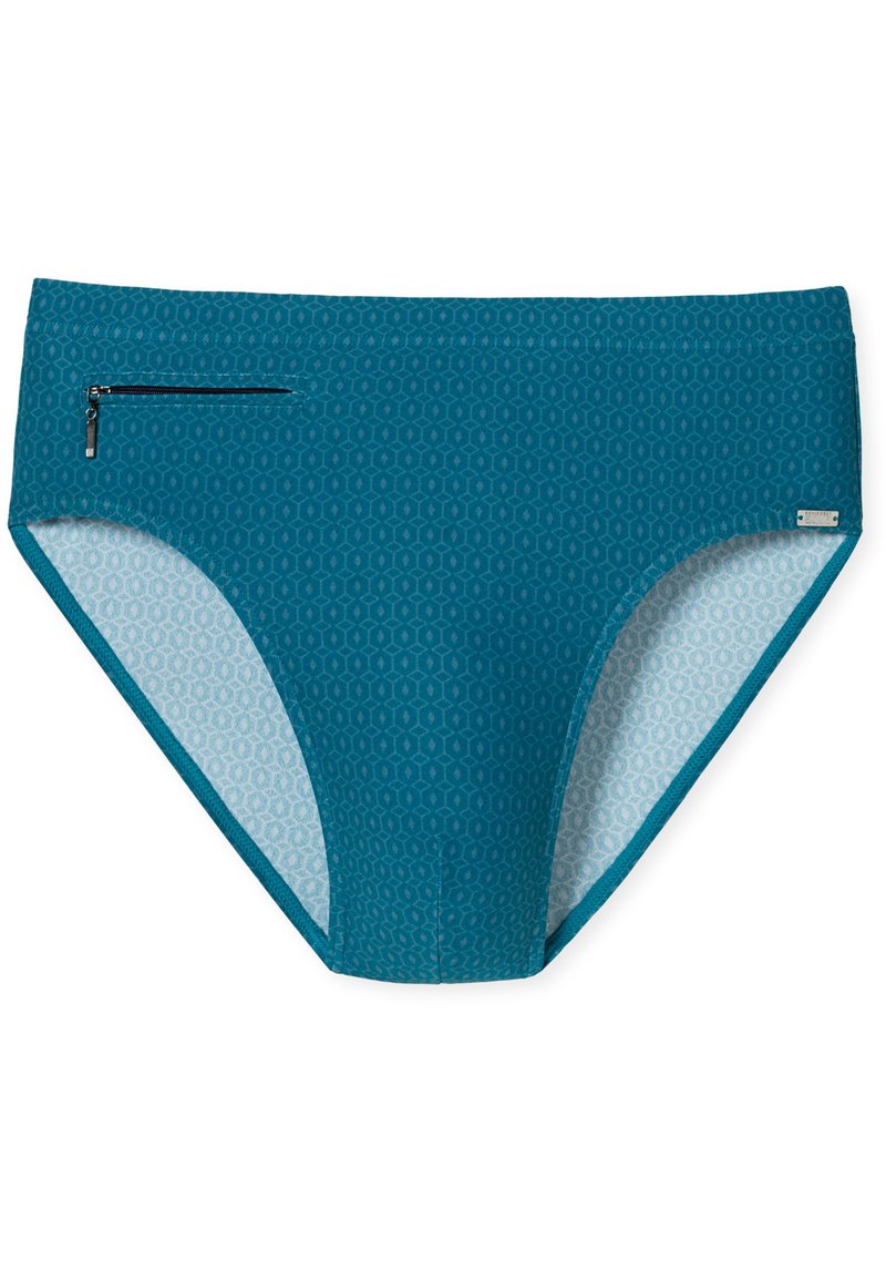 Schiesser Costume da bagno a slip celeste