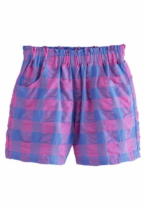 REGULAR FIT - GINGHAM - Shorts - purple