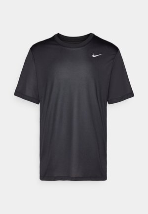 Nike Performance TEE RESET - Sport T-Shirt - black/matte silver
