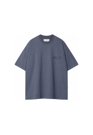 Another Cotton Lab, APRES SKI T-SHIRT UNISEX - T-shirt imprimé - vintage blue
