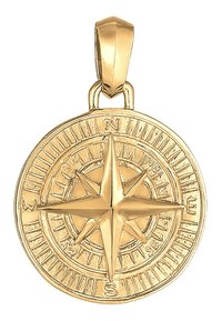 KUZZOI STRUCTURED COMPASS - Pandantiv - gold-coloured