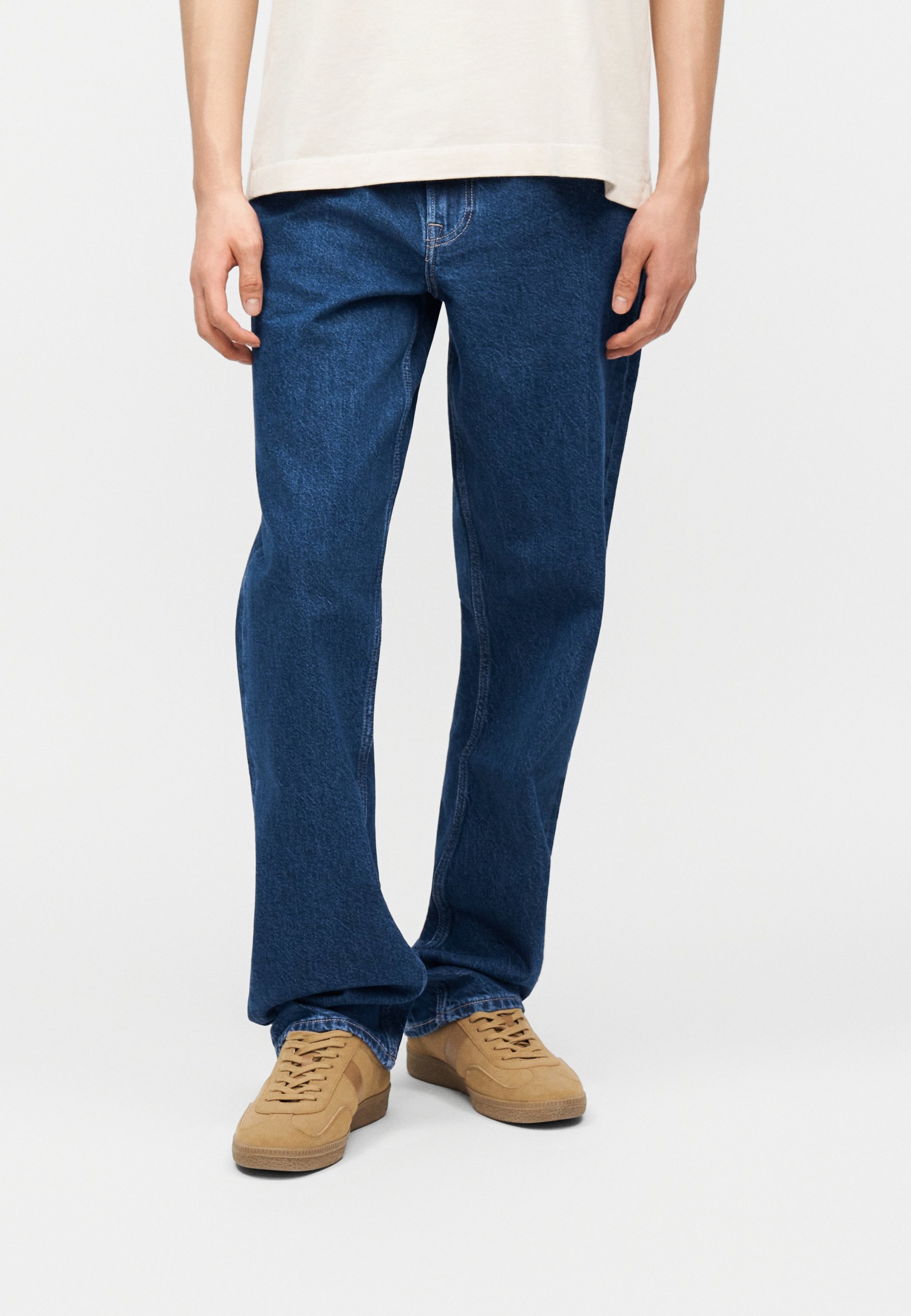 Lee Jeans Uomo Regular Fit Straight Leg - Denim Classico 5 Tasche, Vestibilità Dritta - Apertura Gamba 40,6 Cm