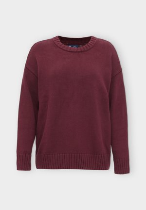 GAP, CREW - Pullover - noir red
