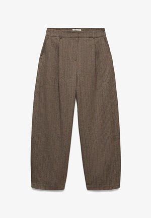 Vero Moda, TAILORED TROUSERS AWDALANI TAILORED TROUSERS - Pantalon classique - dark grey melange