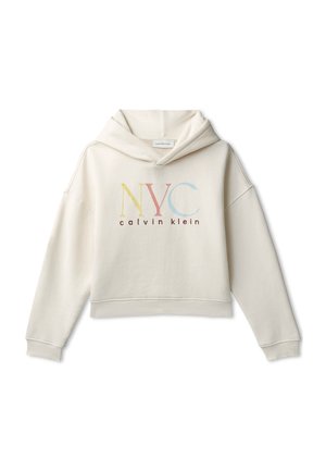 LOGO - Felpa con cappuccio - whitecap gray