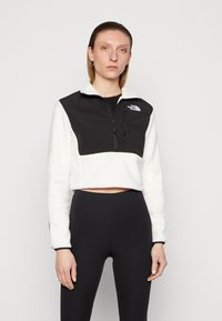 The North Face CROP DENALI - Casaco de verão - gardenia white