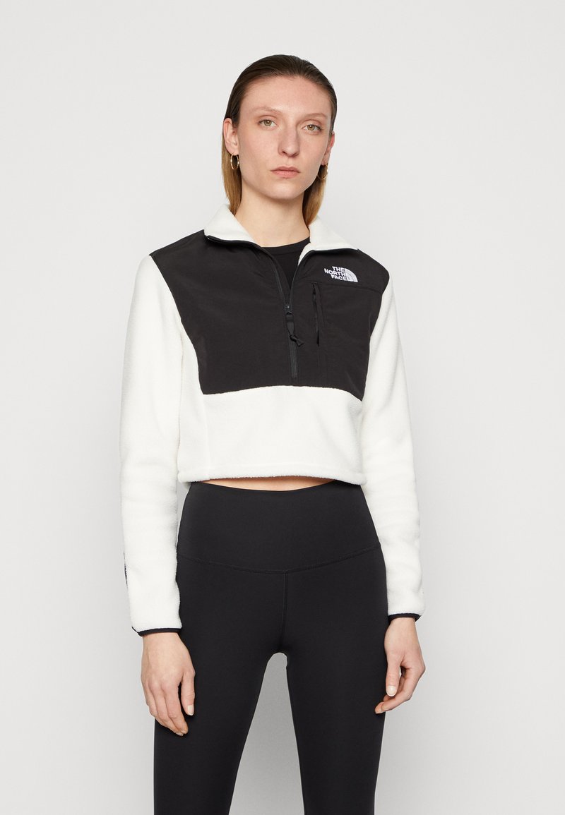 The North Face CROP DENALI - Casaco de verão - gardenia white