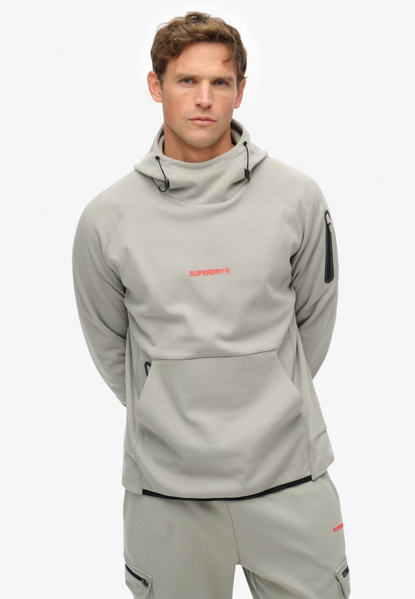 TECH LOGO - Kapuzenpullover - slate iron