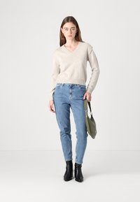 pure cashmere DETACHABLE SLEEVE  - Maglione - seashell