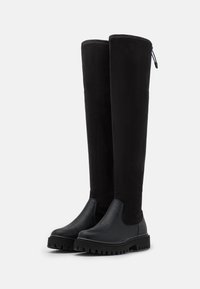 Even&Odd Wide Fit Botas mosqueteras - black
