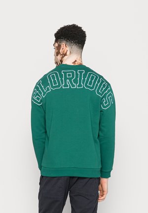 NAZANO - Camisola - bottle green/white/navy