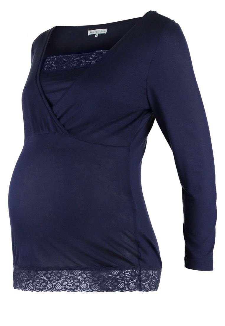 Anna Field MAMA Longsleeve donkerblauw Anna Field MAMA Longsleeve donkerblauw