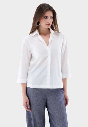 Button-down blouse - white