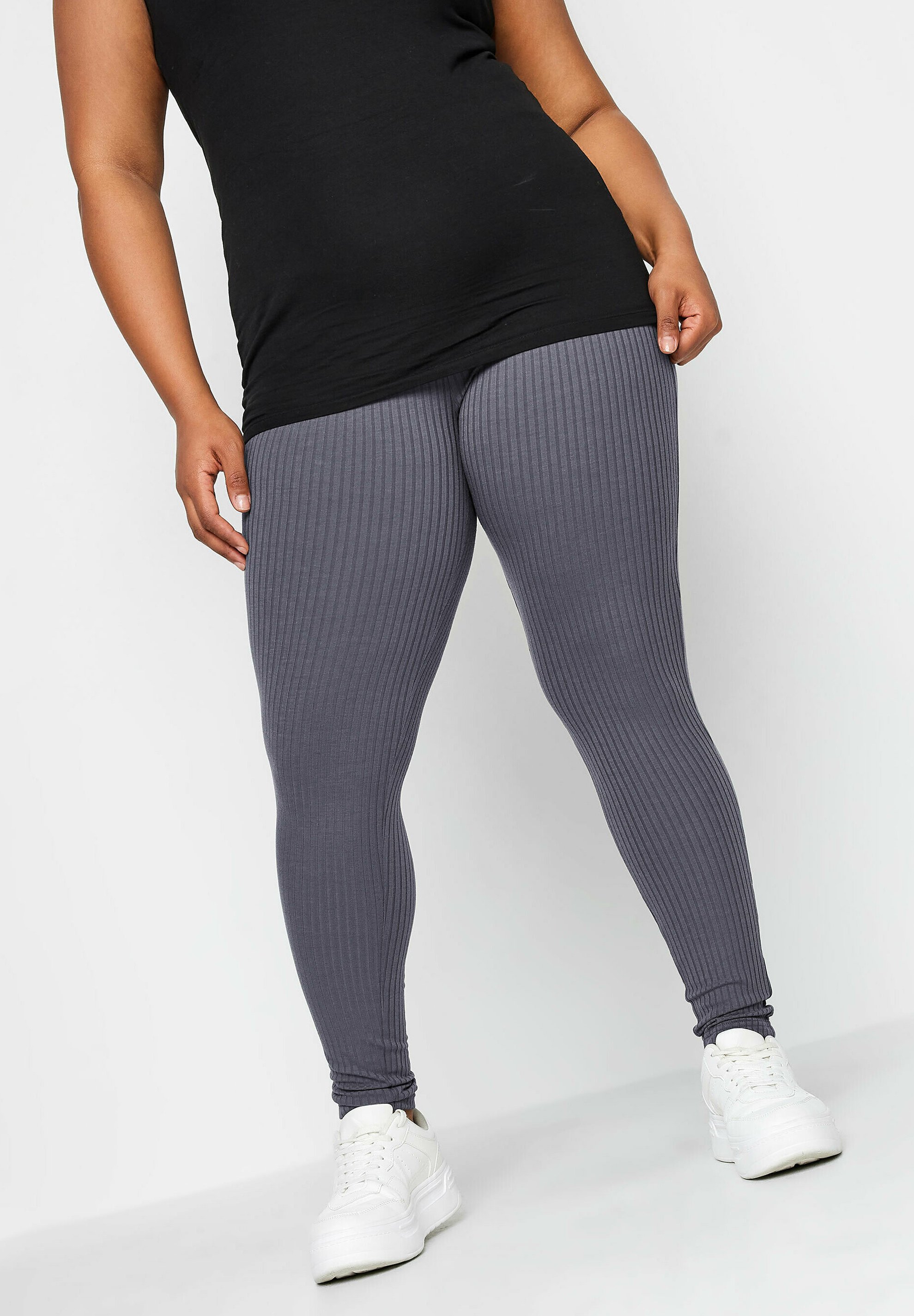 Yours Clothing Legging type pantalon grey gris ZALANDO.FR