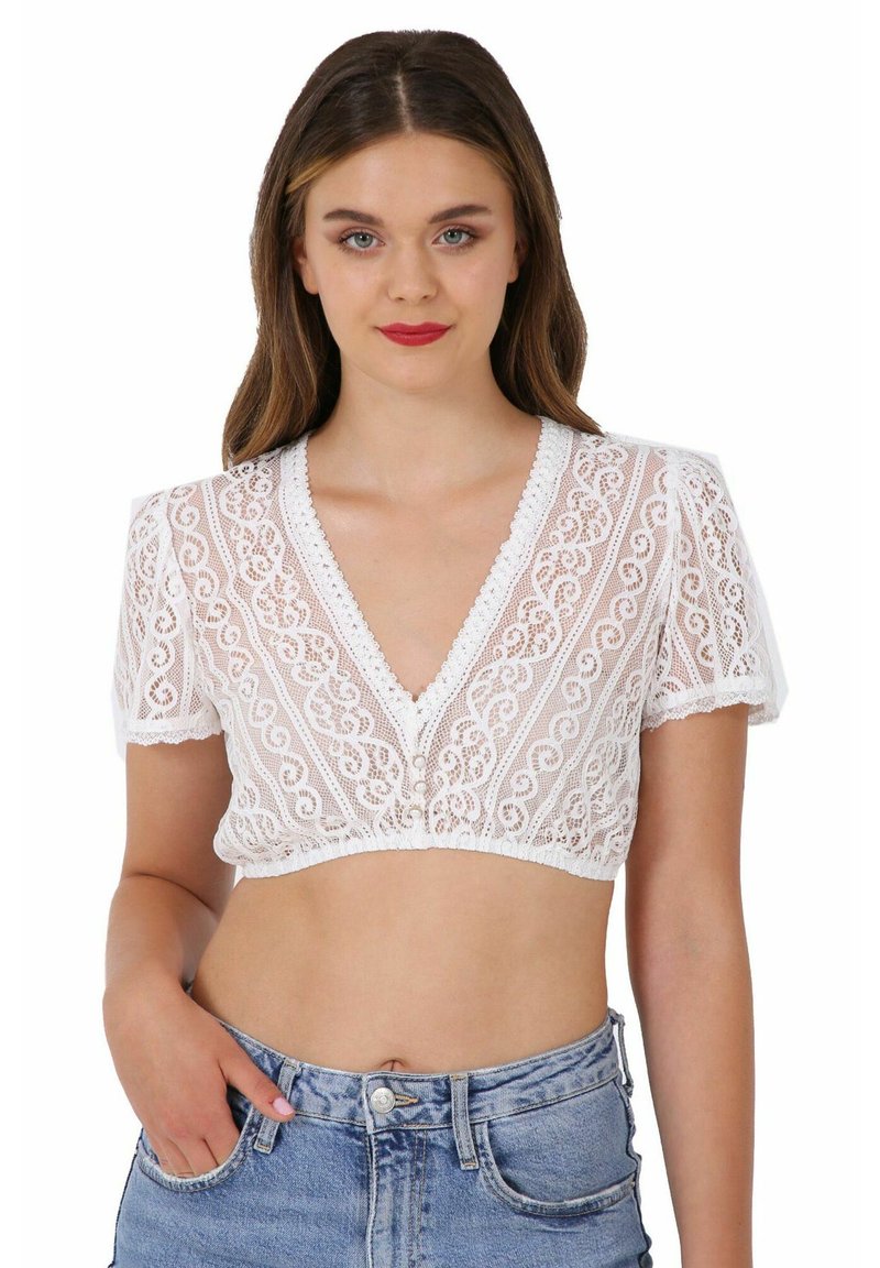 Krüger Dirndl Top beige