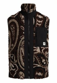 WAISTCOAT BOXY FIT - Waistcoat - demitasse