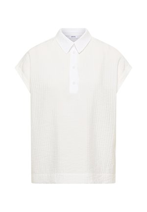 Cecil, DROPPED SHOULDER BLUSE MIT STRUKTUR - Bluse - vanilla white