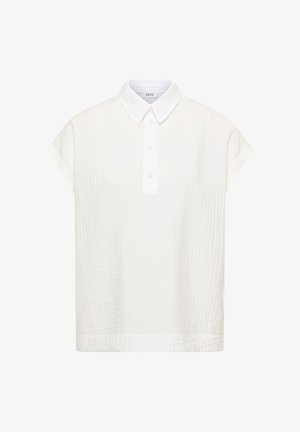 Cecil, DROPPED SHOULDER BLUSE MIT STRUKTUR - Pusero - vanilla white