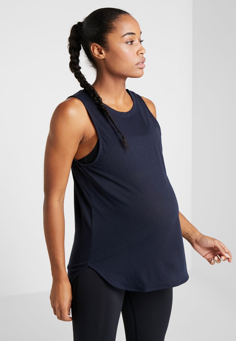 Cotton On Body MATERNITY ACTIVE CURVE TANK Top navy/dunkelblau