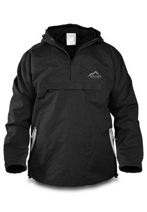 normani Outdoor Sports Wasserdichter  Regen Schlupf Winterjacke  Anorak mit Fleecefutter - Winterjacke - schwarz,beige