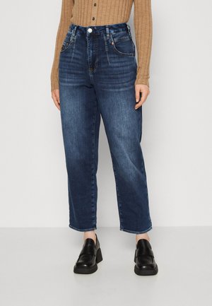 Herrlicher Vaqueros boyfriend - dark-blue denim