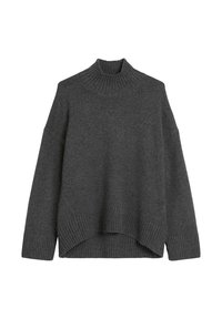 TURTLE NECK LONGSLEEVE - Striktrøje - anthra melange