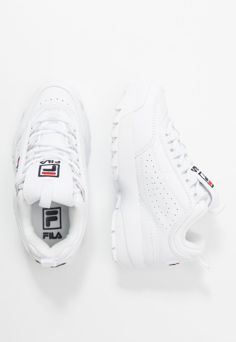 Fila - DISRUPTOR KIDS TEENS UNISEX - Sportbačiai - white, Padidinti