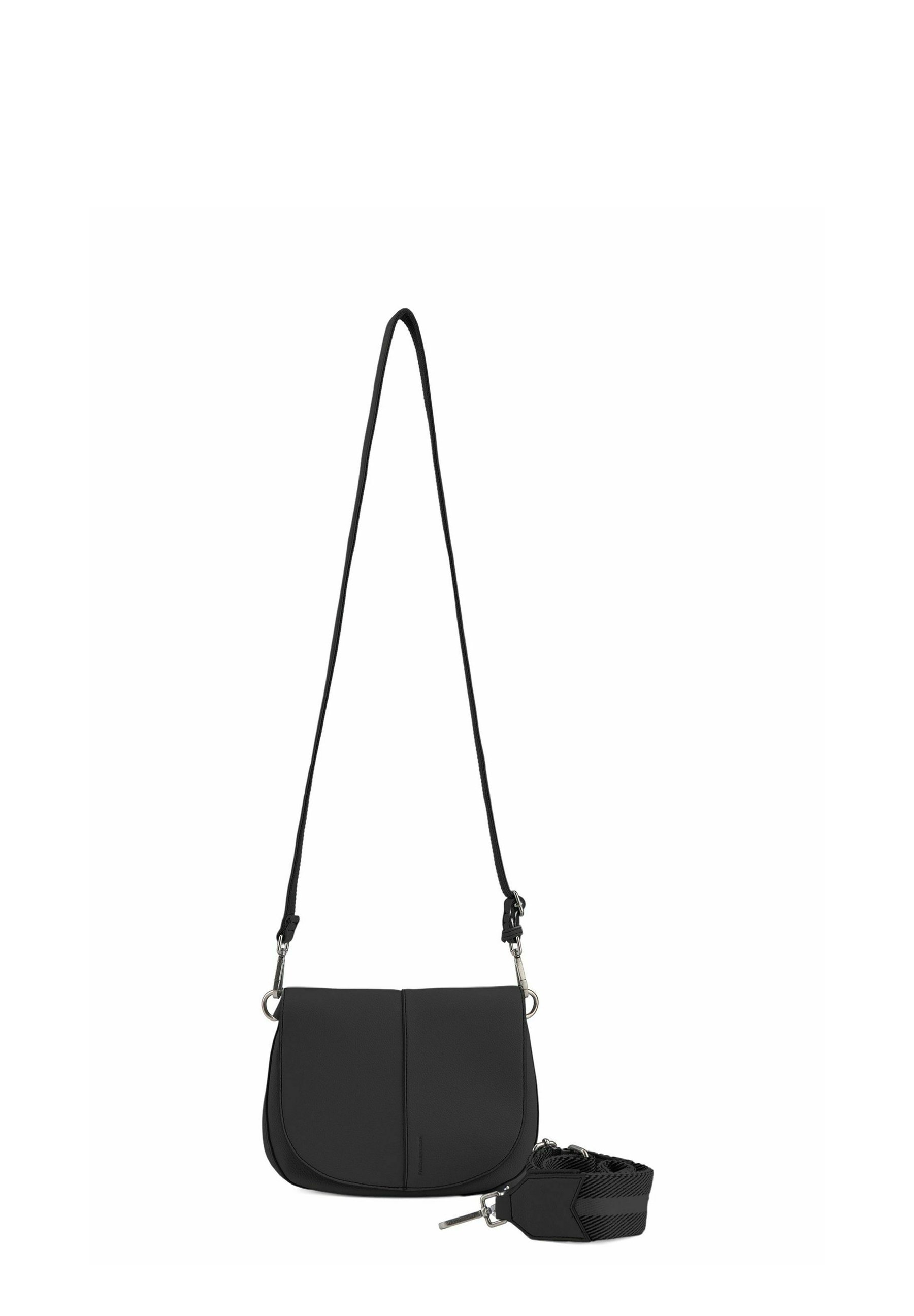 Sac Bandoulière FREDsBRUDER Bestie – En Cuir Noir, Ajustable, Parfait Pour Le Quotidien