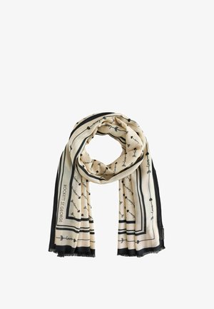 Rockett St George, LOVE ARROW PRINTED LIGHTWEIGHT SCARF - Schal - black ecru