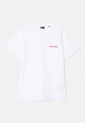 The Kooples T-shirt z nadrukiem - white