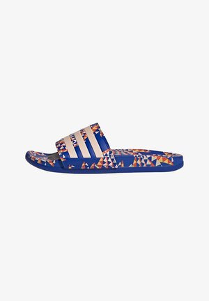 adidas Performance ADILETTE COMFORT - Badesandale - bold blue bliss orange bold blue