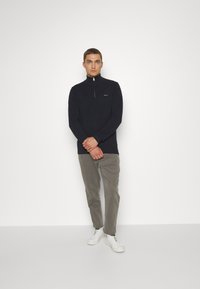 GANT HALFZIP - Trui - evening blue