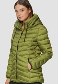 s.Oliver STEPP MIT LOGO-KAPUZE - Winterjacke - guacamole
