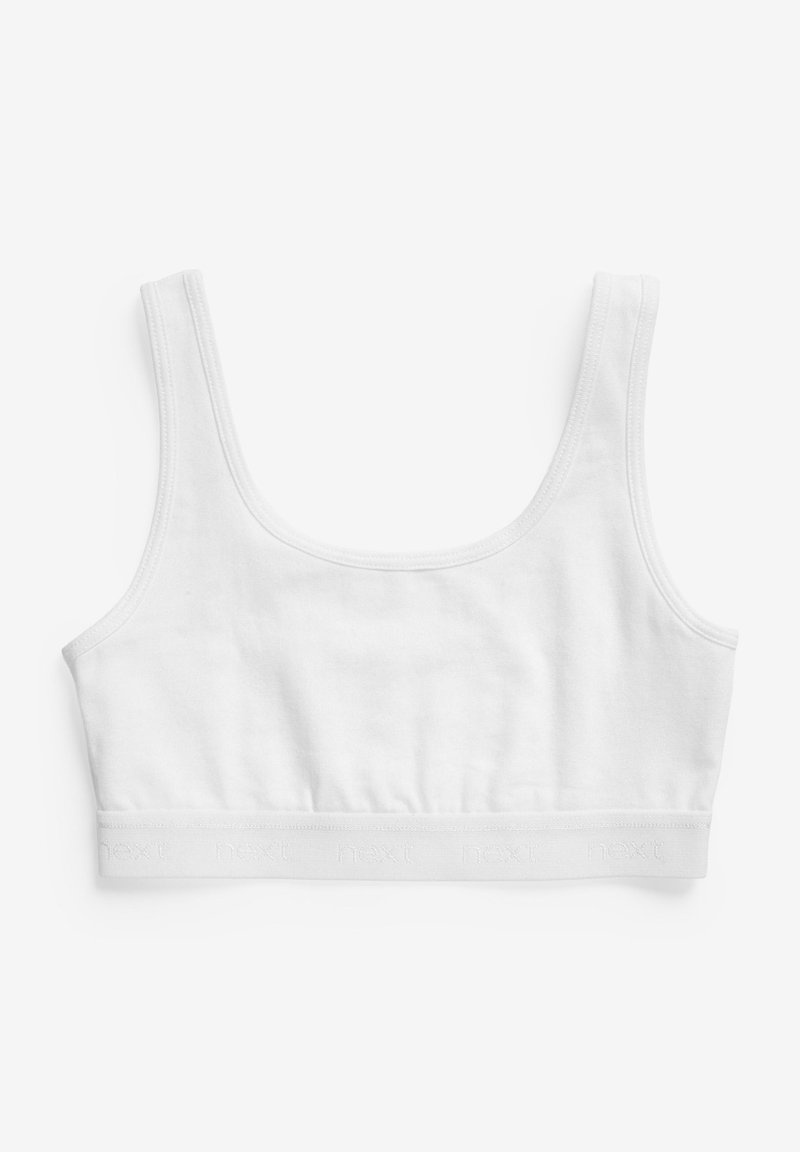 Next - 3 PACK CROP - Top - white, Vergroten