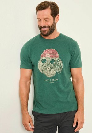T-Shirt print - emerald green