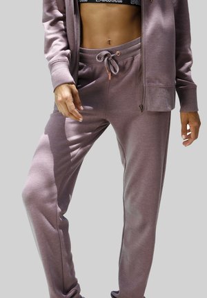 Tracksuit bottoms - mauve meliert