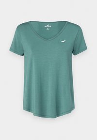 Easy Icon V-Neck T-Shirt - Jednoduché tričko - silver pine