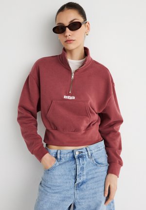 GRAPHIC SARA ZIP - Felpa - crushed berry