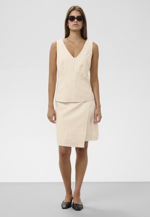 Soaked in Luxury, SLSAMBESI TOP - Blouse - oatmeal