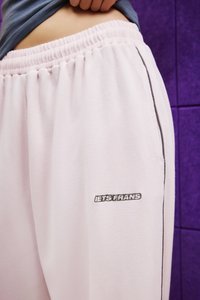 iets frans... HARRI WIDE LEG JOGGER UNISEX - Tepláky - rose