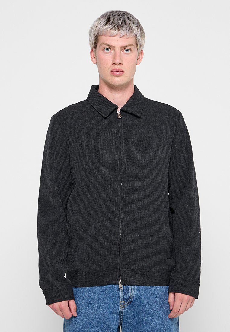 Matinique Lichte jas donkergrijs gemêleerd