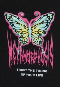 YOURTURN T-shirt med print - black