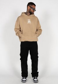 MJ Gonzales CIRCLE X HEAVY  - Hoodie - unionbeige